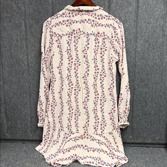 Free People Cream Floral Midi Dress - Picture 3 of 7